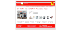 Desktop Screenshot of elektroeck-bergmann.de